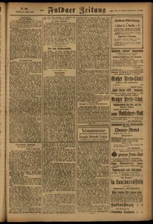 Zweite Ausgabe vom Freitag, den 08. April 1921.