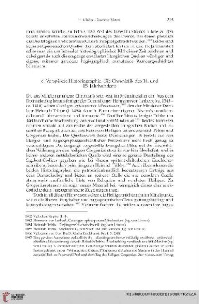 c) Verspätete Historiographie. Die Chronistik des 14. und 15. Jahrhunderts