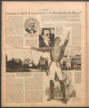 ¿Cuándo se hará el monumento a la revolución de Mayo?