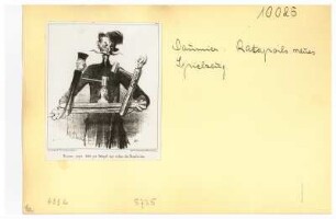 Honore Daumier (1808-1879). Ratapoils neues Spielzeug