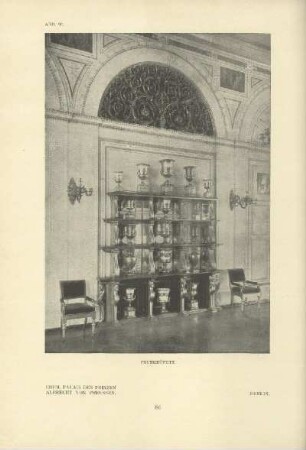 Ehem. Palais des Prinzen Albrecht von Preussen. Prunkbüfett. Berlin