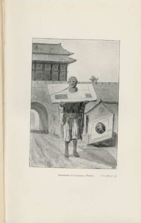 Prisoners in cangues, Peking