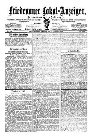 Nr. 264, 10.11.1914