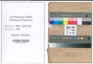Entnazifizierung Wilhelm Specht , geb. 27.11.1883 (Beamter)