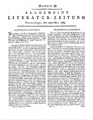 Sömmerring, S. T. v.: Über die körperliche Verschiedenheit des Mohren vom Europäer. Mainz [1784]