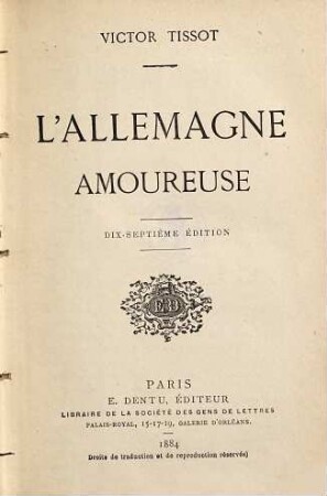 L' allemagne amoureuse