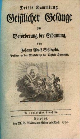 ... Sammlung Geistlicher Gesänge zur Beförderung der Erbauung, 3