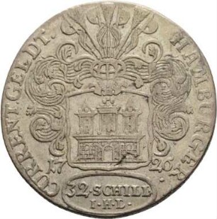 Münze, 2 Mark, 1726