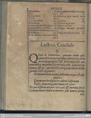 Lectori Candido