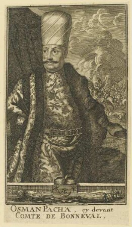 Bildnis des Osman Pacha de Bonneval