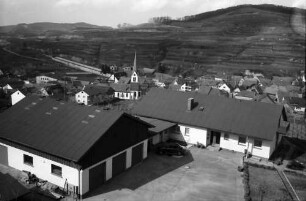 Bickensohl: Weingut Aussiedlerhof bei Bickensohl, von oben