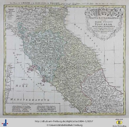 Toscana, Italia antiqua, Milano, Florentia.