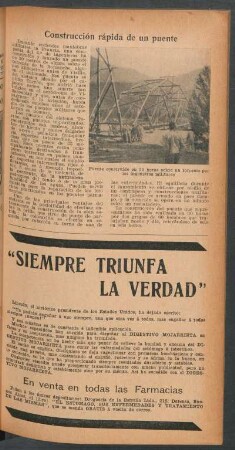 Construcción rápida de un puente