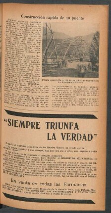 Construcción rápida de un puente