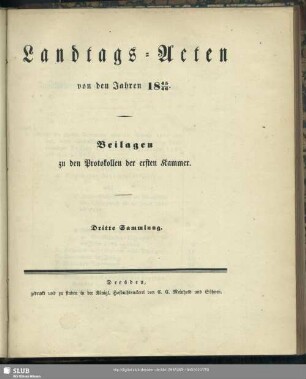 Dritte Sammlung