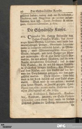 Die Schwäbische Kayser.