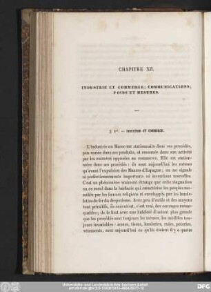 § 1er. — Industrie Et Commerce.