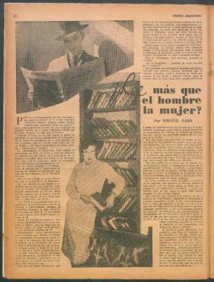 ¿Lee más que el hombre la mujer?