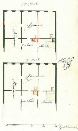 Drei Baugesuche (Blatt 124 bis 133)