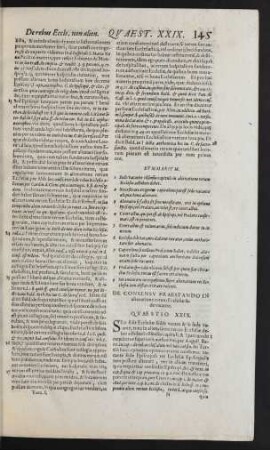De Consensu Praestando in alienatione rerum Ecclesiae sede vacante. Quaestio XXIX.