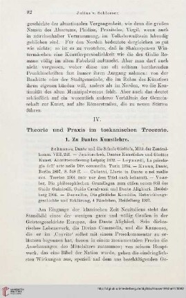 IV. Theorie und Praxis im toskanischen Trecento