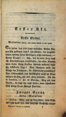 Eduard in Schottland, oder die Nacht eines Flüchtlings : e. histor. Drama in 3 Akten