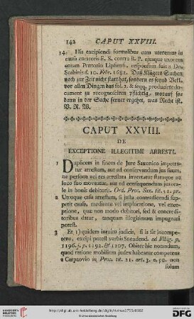 Caput XXVIII