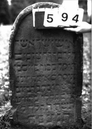 Grabstein 594 (Detailaufnahme)