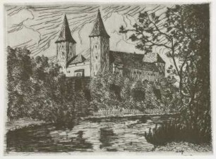 Das Rochlitzer Schloß von Süden