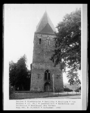 Stadtkirche — Westturm