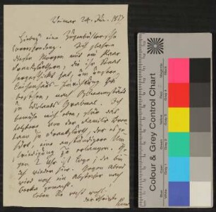 Brief von Friedrich Peucer an Unbekannt vom 24.6.1827