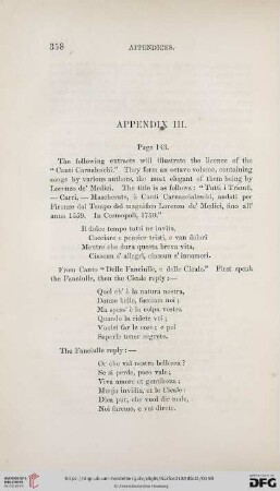 Appendix III