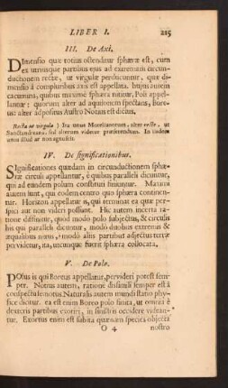 III. De Axi.