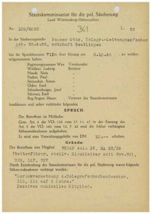 Fauser, Otto
