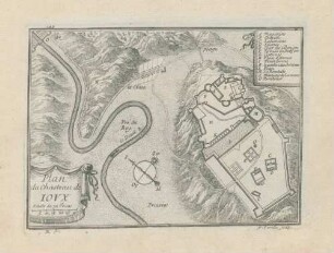Plan du Chasteau de Ioux [= Festung Joux]