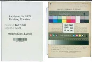Entnazifizierung Ludwig Marcinkowski , geb. 22.07.1900 (Schlosser)