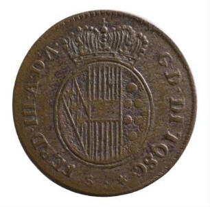 Münze, Soldo, 1823