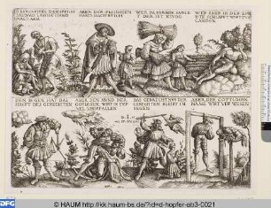 Illustration zu den Sprüchen Salomons X, 4-7