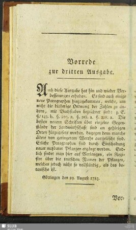 Vorrede zur dritten Ausgabe