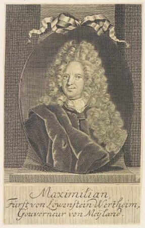 Bildnis des Maximilian, Fürst von Löwenstein-Wertheim
