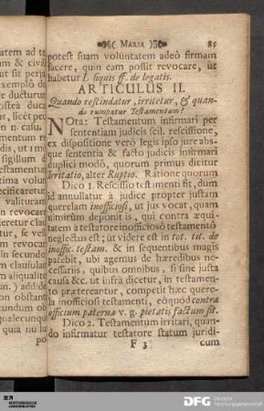 Articulus II. Quando rescindatur, irritetur, & quando rumpatur Testamentum?