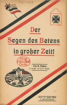 Der Segen des Betens in großer Zeit!