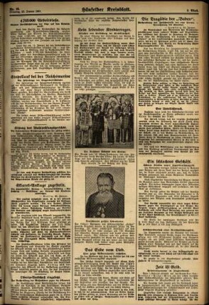 Zweite Ausgabe vom Dienstag, den 27. Januar 1931.