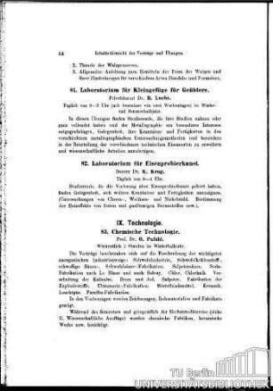 82. Laboratorium für Eisenprobierkunst