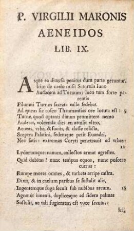 Der Aeneis, eines Heldengedichtes des Publius Virgilius Maro, Neuntes Buch