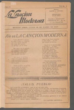 ¡Salud, pueblo!
