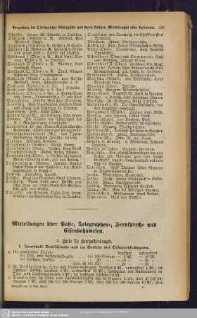 Mitteilungen über Post-, Telegraphen-, Fernsprech- und Eisenbahnwesen