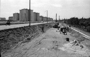 Verbreiterung der Haid-und-Neu-Straße zwischen Hirtenweg und Hagsfeld.