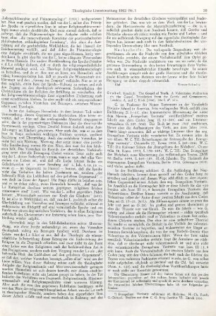 30-31 [Rezension] Grobel, Kendrick, The gospel of truth