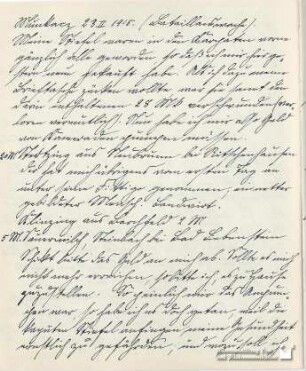 Ernst Emmerich an seine Eltern am 23.02.1915 (3.2011.3530)